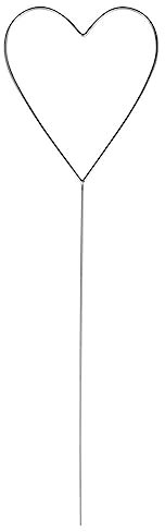 Rayher 24109000 Draht Herz zum Stecken, 37x11,5cm