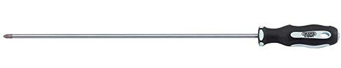 Draper 63594 Soft Grip Cross Slot Extra Long Reach Screwdriver, 450 mm Length
