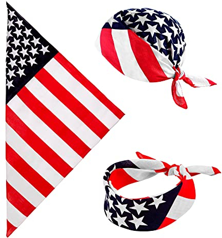 W WIDMANN MILANO Party Fashion - Bandana, 55 x 55 cm, Halstuch, Kopftuch, Accessoire für Kostüme