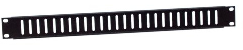 Adam Hall 19 Parts 8721 V - 19 Flat Ventilation Panel 1U with Vertical Slots
