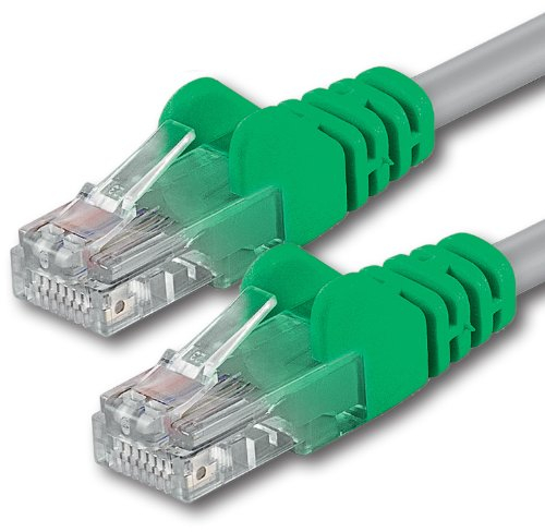 Cavo patch 1aTTack CAT5 CAT 5e cavo di rete 2X spina RJ45 Crossover CAT 5 UTP Cross - 2m