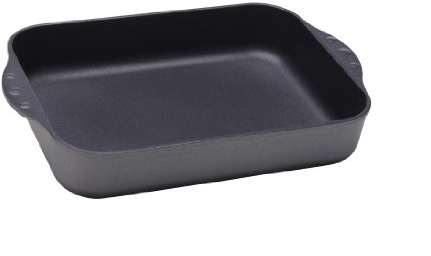 Swiss Diamond 63526 HD Classic Großer Bräter – 34,9 x 26 cm, Aluminium, Grau