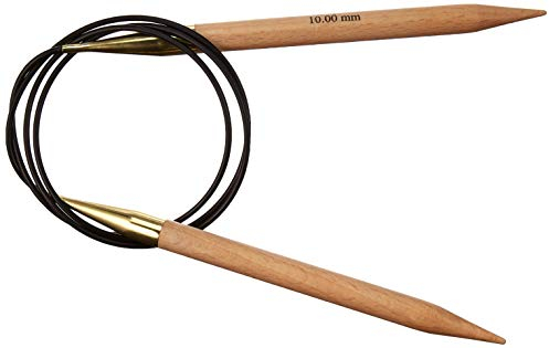 KnitPro K35347 Rundstricknadel, Beige, 100 cm x 10 mm