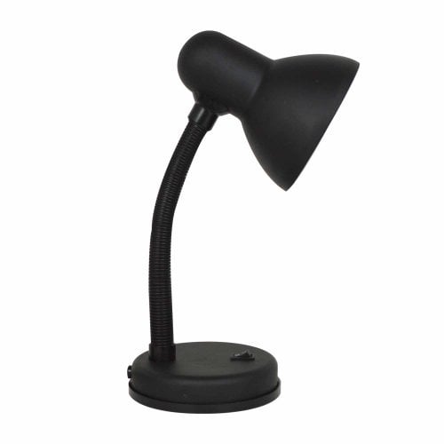 Status Palma Desk Lamp | Flexible Desk Light | Black Desk Lamp | Study, Office, Bedroom | SBDL2028ESBLK16