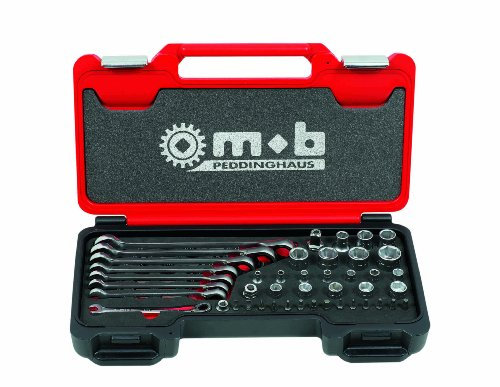 MOB Outillage 9436044001 Coffret de Clés avec adaptateurs 44 pièces