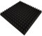 12 x Pyramiden-Schaumstoff ca. 50x50x5cm, Anthrazit Schwarz, B-Ware in geprüfter Qualität nochmals bis zu 50% reduziert!!, Schaumstoff, Noppenschaum, Platte, Dämmung, Schallschutz, Akustik