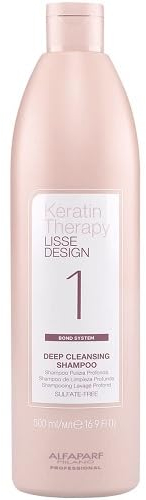 AlfaParf Milano Keratin Therapy Lisse Design Deep Cleansing Shampoo, 500 ml