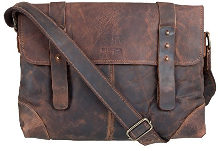Greenland Nature Classic Umhängetasche Leder 36 cm