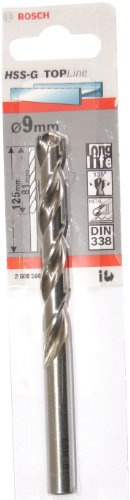Bosch 2608596498 HSS-G-Metallbohrer 9.0 x AL 81 mm