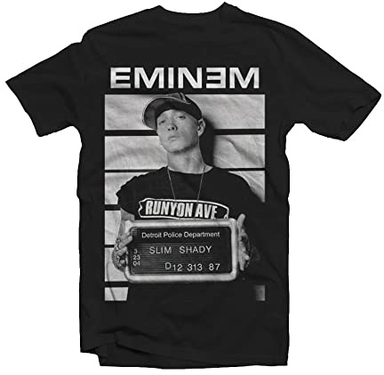 Eminem Men's Arrest T-Shirt Grey