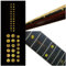 Inlay Sticker Griffbrett Position Marker für Gitarren & Bass - Custom Dots Set - Ocker