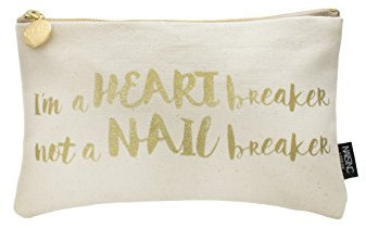 Nails Inc Slogan Cosmetic Bag, I'm a heart breaker not a nail breaker