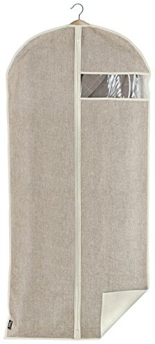 Custodie per Abiti e Cappotti - Porta Abiti Antipolvere per Proteggere i Tuoi Vestiti da Polvere e Sporco - Beige, 1 Pezzo 60x135 - Domopak Living