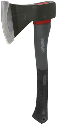 Greengeers 96000 Kleine Axt, 0,6 kg, Glasfaserstiel