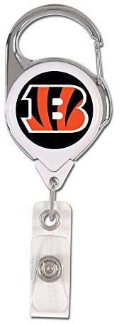 NFL 47390011 - Cincinnati Bengals Retractable 2S Prem Badge Holder