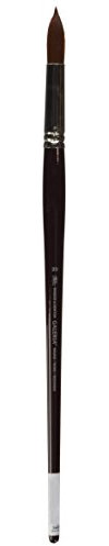 Winsor & Newton 5730019 Galeria Acrylpinsel, aus Synthetikfasern, ideale Kontrolle für dickere Farbaufträge, langer Stiel, Rundpinsel Nr.20,10,5mm