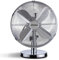 Schallen Home & Office Electric Sturdy Metal 12 3 Speed Tilt Oscillating Worktop Desk Table Air Cooling Fan (Chrome | Silver)
