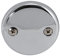 EZ-FLO 35245 Two-Hole Bathtub Overflow Face Plate with Brass Screws, Chrome, 0.70 x 3.3 x 3.3