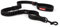 EzyDog Hundeleine für Große, Mittelgroße Hunde - Elastische Leine mit Bungee Ruckdämpfer - 'Zero Shock' Leine für Hunde - Hunde Leine Stabil, Reflektierend (128cm, Schwarz)