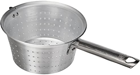 Pentole Agnelli Colpasta Conico con Un Manico e Gancio, Acciaio Inossidabile, Argento, 18 cm