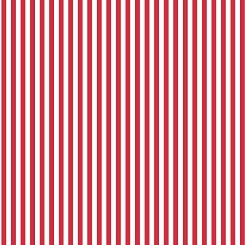 Red and White Striped Wafer Sheet - Pirate Sail, Ship Sail, Boat Flag Pattern