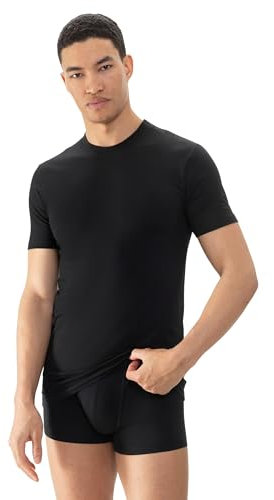 Mey Basics Serie Dry Cotton Herren Shirts 1/2 Arm Schwarz 5-M