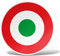 erreinge Sticker Italia COCCARDA Adesivo Sagomato in PVC per Decalcomania Parete Murale Auto Moto Casco Camper Laptop - cm 12