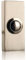 Byron 2204BN Wired Bell Push - Bushed Nickel
