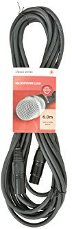 Premium XLR Male - XLR Female Cable | Microphone Cable | Black - 6.0M