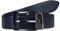LLoyd Herren Leder Gürtel Wendegürtel bombiert schwarz - blau kürzbar 35mm Ledergürtel , Schwarz/Blau , 85