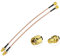 Eightwood RP SMA Câble RP-SMA mâle vers femelle Pigtail Câble 8 pouces 20cm 2pcs pour Antenne Wifi RPSMA Wifi Routeur Expéditeur WiFi Dlink Netgear Belkin