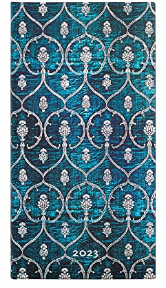 Paperblanks Terminplaner 12 Monate 2023 Arabica | Ein Tag pro Seite | Mini (95 × 140 mm)