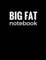 Big Fat Notebook (600 Pages): Black, Extra Large Ruled Blank Notebook, Journal, Diary (8.5 x 11 inches) (Journals and Notebooks)
