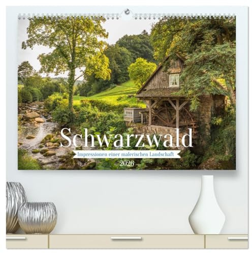 Schwarzwald (hochwertiger Premium Wandkalender 2026 DIN A2 quer), Kunstdruck in Hochglanz: Impressionen einer malerischen Landschaft zwischen ... Glottertal, und Mummelsee (CALVENDO Orte)