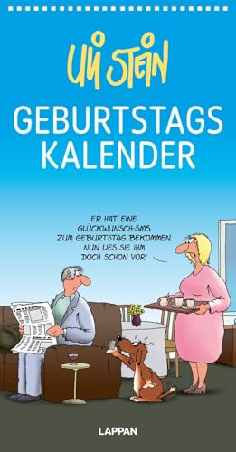 Uli Stein Geburtstagskalender 2027: Wandkalender: Immerwährender Kalender im Hochformat mit Spiralbindung (Uli Stein Kalender 2027)