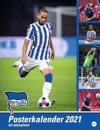 Hertha BSC Posterkalender Kalender 2021: Mit Jahresplaner