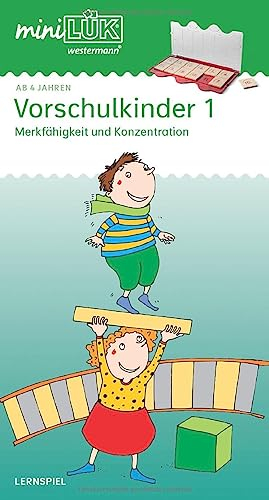 miniLÜK: Kindergarten/Vorschule Vorschulkinder 1: für Kinder von 4 - 6 Jahren. Kindergarten/Vorschule (miniLÜK-Übungshefte: Kindergarten)