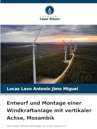 Entwurf und Montage einer Windkraftanlage mit vertikaler Achse, Mosambik: Vertikale Windkraftanlage vom Typ Savonius