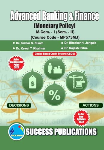 Monetary Policy,First Year ,M.Com,Sem-II-English