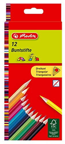 herlitz Dreikantbuntstifte lackiert/10412021 Inh.12
