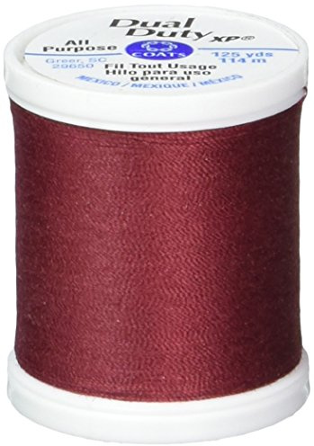 Coats Thread & Zippers Dual Duty XP General Purpose Thread, 125-Yard, Barberry Red