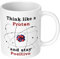 Think Like A Proton And Stay Positive Novelty Science Teacher Gift Mug