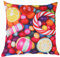 Arsvita Bonbon Kissen ca. 45x45 cm Trendiger Fotodruck mit abnehmbarem Bezug (incl. Innenkissen) Farbe Bunt