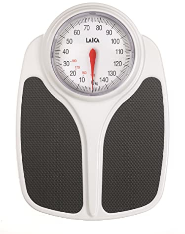 Waage Laica PS2014 Mechanische Personenwaage PS2014, große rutschfeste Wiegefläche, Tragkraft 180 kg