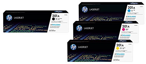 HP Original 201A Toner 4er Set schwarz, cyan, magenta, gelb (CF400A, CF401A, CF403A, CF402A)