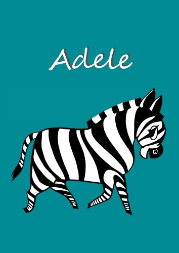Malbuch / Notizbuch / Tagebuch - Adele: A4 - blanko