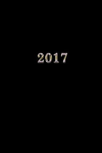 2017: Kalender/Terminplaner: 1Woche auf 2 Seiten, Format ca. A5, Cover schwarz