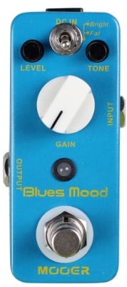 Mooer Blues Mood Pedale Overdrive Medio Guadagno