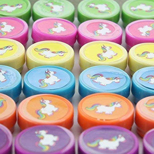 6x Einhorn Stempel Kinderstempel Pferd Tier Mitgebsel Geburtstag