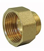 Mamelon réduit Male/Femelle - Femelle supérieur au Male - Ø A: 1/2'' | Ø B: 3/8''